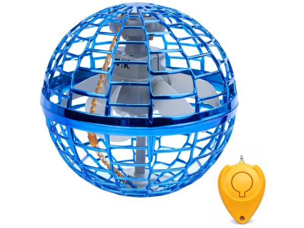 LATAJĄCA PIŁKA UFO SPINNER - niebieski