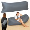 MATERAC SOFA NADMUCHIWANA LAZY BAG AIR SOF - szary