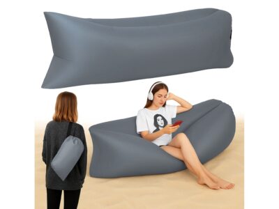 MATERAC SOFA NADMUCHIWANA LAZY BAG AIR SOF - szary