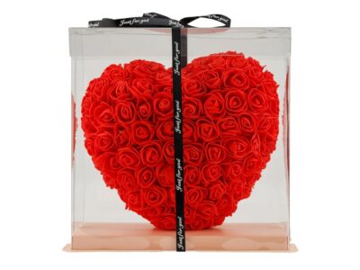 SERCE Z RÓŻ BOX 25cm