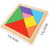 TANGRAM KLOCKI UKŁADANKA LOGICZNA 14,5x14,5cm