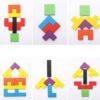 TETRIS UKŁADANKA DREWNIANA 27x18cm