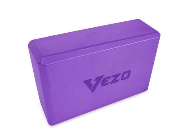 VEZO KOSTKA DO JOGI YOGI KLOCEK 23cm x 15cm x 7,5cm - fioletowy