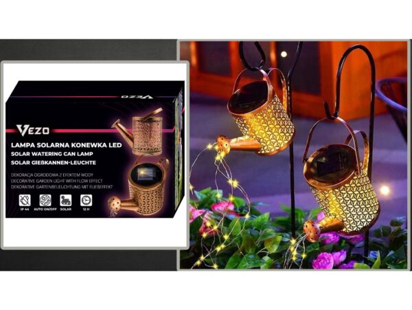 VEZO LAMPA SOLARNA OGRODOWA KONEWKA 80cm