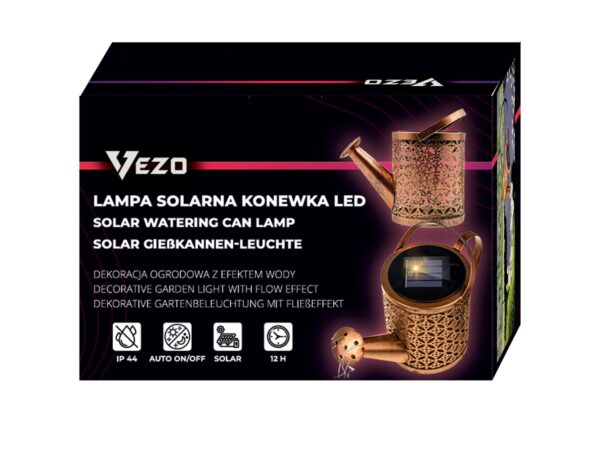 VEZO LAMPA SOLARNA OGRODOWA KONEWKA 80cm