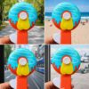 WIATRAK RĘCZNY WENTYLATOR DLA DZIECI DONUT 14Cx7,5CM - wzór 1
