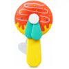 WIATRAK RĘCZNY WENTYLATOR DLA DZIECI DONUT 14Cx7,5CM - wzór 3