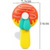 WIATRAK RĘCZNY WENTYLATOR DLA DZIECI DONUT 14Cx7,5CM - wzór 3