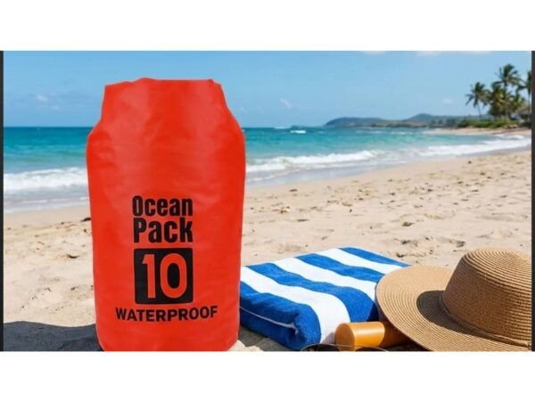 WOREK WODOSZCZELNY 10L - czerwony Ocean Pack