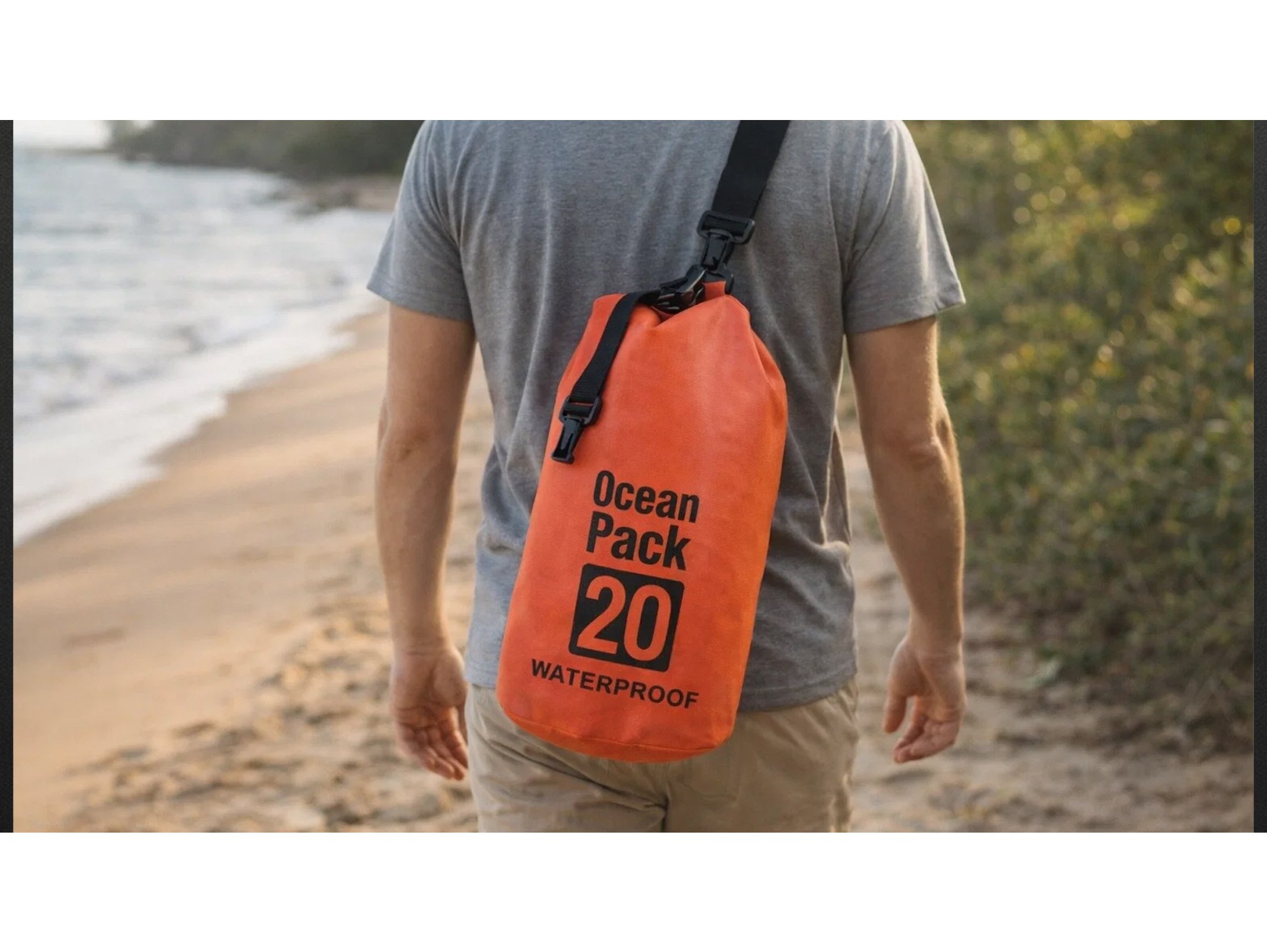 WOREK WODOSZCZELNY 20L - czerwony Ocean Pack