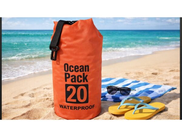 WOREK WODOSZCZELNY 20L - czerwony Ocean Pack