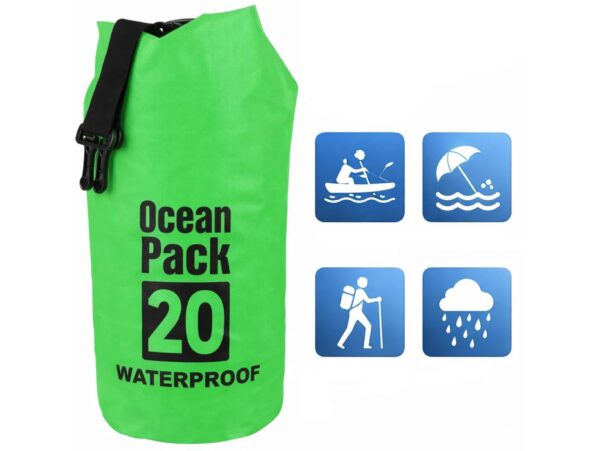 WOREK WODOSZCZELNY 20L - zielony Ocean Pack