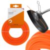 ŻYŁKA TNĄCA DO KOSY 2,4MM 15M KWADRATOWA