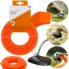 ŻYŁKA TNĄCA DO KOSY 2,4MM 15M KWADRATOWA
