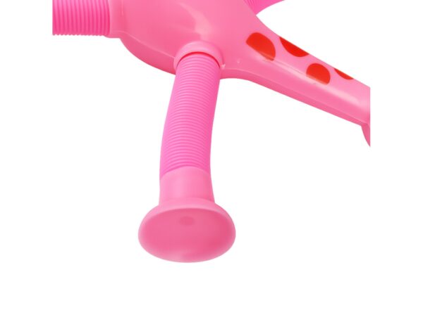 ŻYRAFA ANTYSTRESOWA SENSORYCZNA LED 16CM - różowy