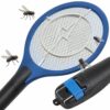 ŁAPKA NA MUCHY ELEKTRYCZNA NA AKUMULATOR DO GNIAZDKA - ciemny niebieski