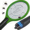 ŁAPKA NA MUCHY ELEKTRYCZNA NA AKUMULATOR DO GNIAZDKA - zielony
