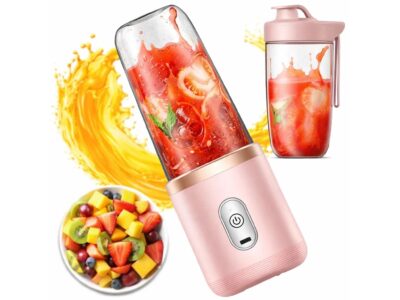 BLENDER KUBEK PRZENOŚNY TURYSTYCZNY - różowy