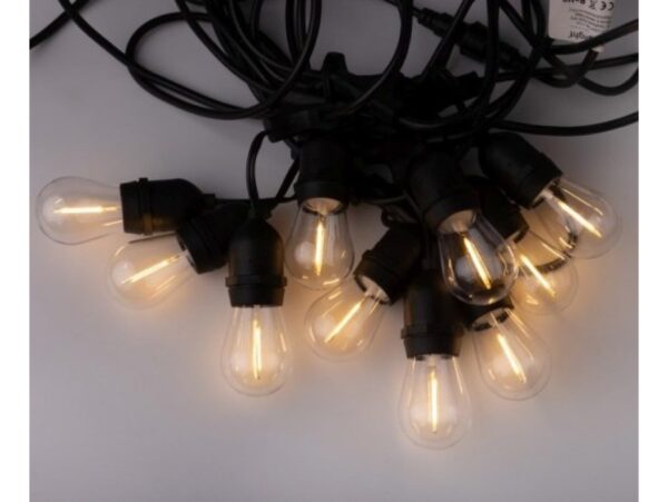 GIRLANDA OGRODOWA ŁAŃCUCH ŚWIETLNY 10 LED E27 10M