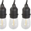 GIRLANDA OGRODOWA ŁAŃCUCH ŚWIETLNY 10 LED E27 10M