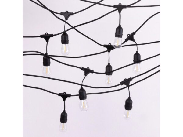 GIRLANDA OGRODOWA ŁAŃCUCH ŚWIETLNY 10 LED E27 10M
