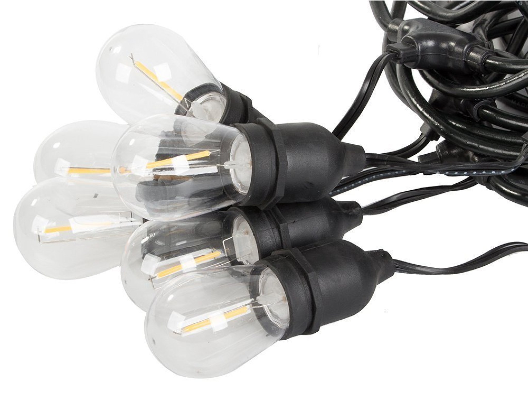 GIRLANDA OGRODOWA ŁAŃCUCH ŚWIETLNY 15 LED E27 5M