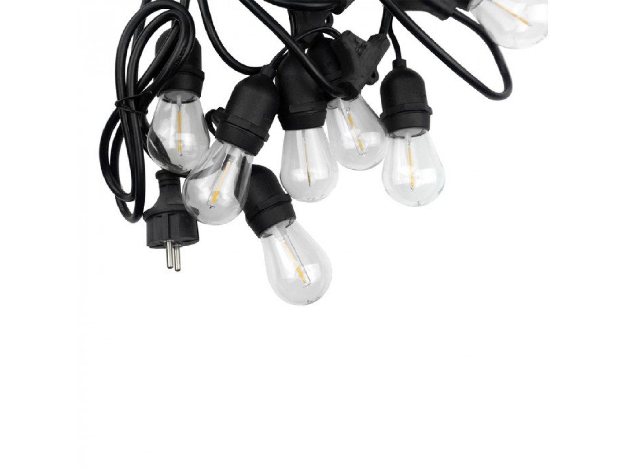 GIRLANDA OGRODOWA ŁAŃCUCH ŚWIETLNY 15 LED E27 5M