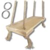 HUŚTAWKA DREWNIANA OGRODOWA BUJAK DESKA LOFT 49x 21cm