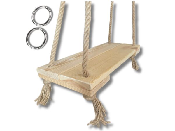 HUŚTAWKA DREWNIANA OGRODOWA BUJAK DESKA LOFT 49x 21cm