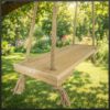 HUŚTAWKA DREWNIANA OGRODOWA BUJAK DESKA LOFT 49x 21cm