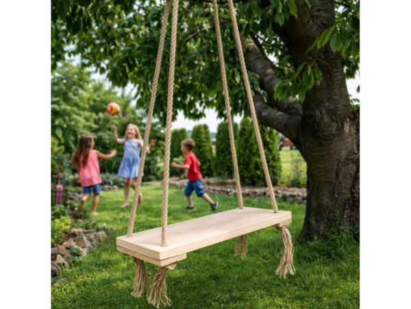 HUŚTAWKA DREWNIANA OGRODOWA BUJAK DESKA LOFT 49x 21cm