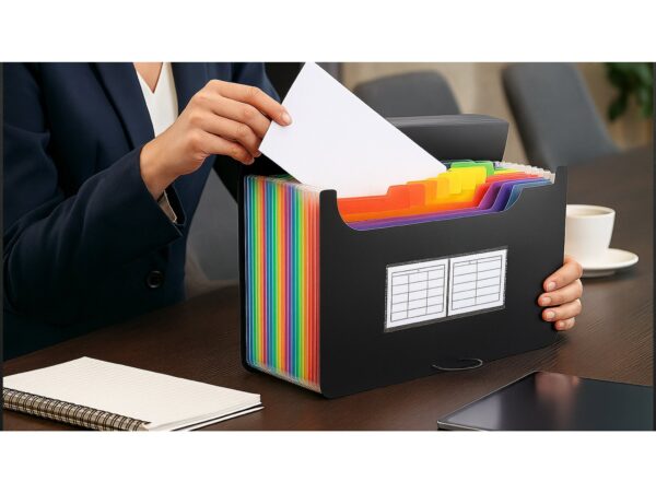 KOSZULKA A4 NA DOKUMENTY 100SZT + TECZKA ORGANIZER NA DOKUMENTY A4
