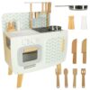 KUCHNIA DREWNIANA DLA DZIECI MDF LULILO RETRO AKCESORIA 73CM