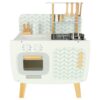 KUCHNIA DREWNIANA DLA DZIECI MDF LULILO RETRO AKCESORIA 73CM