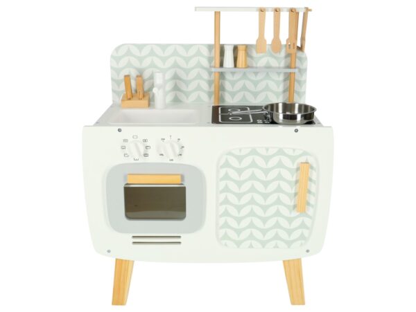 KUCHNIA DREWNIANA DLA DZIECI MDF LULILO RETRO AKCESORIA 73CM