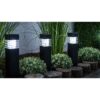 LAMPA LAMPKA SOLARNA KWADRATOWA 39x6CM - zimny biały
