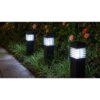 LAMPA LAMPKA SOLARNA KWADRATOWA 39x6CM - zimny biały