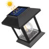 LAMPA LAMPKA SOLARNA WBIJANA 38cm - kwadratowa ciepły biały