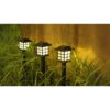 LAMPA SOLARNA LED LATARNIA - 38cm zimny biały