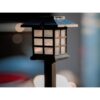 LAMPA SOLARNA LED LATARNIA - 38cm zimny biały