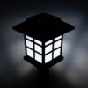 LAMPA SOLARNA LED LATARNIA - 38cm zimny biały