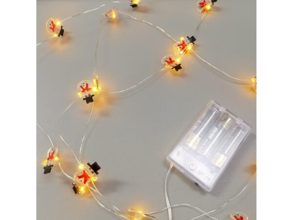 LAMPKI ŚWIĄTECZNE LED - bałwanek