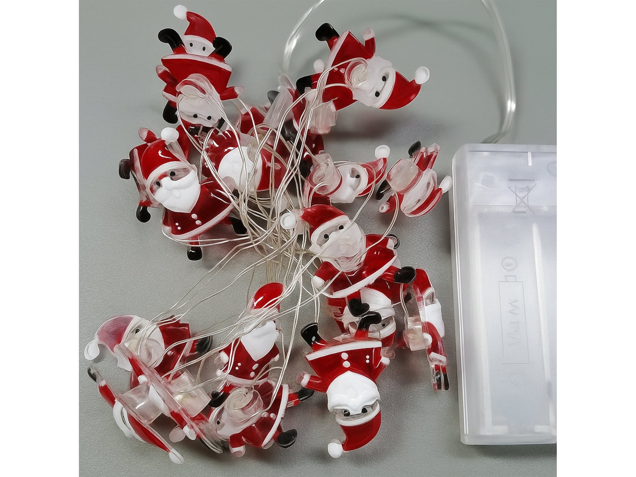 LAMPKI ŚWIĄTECZNE LED - Mikołaj