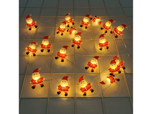 LAMPKI ŚWIĄTECZNE LED - Mikołaj