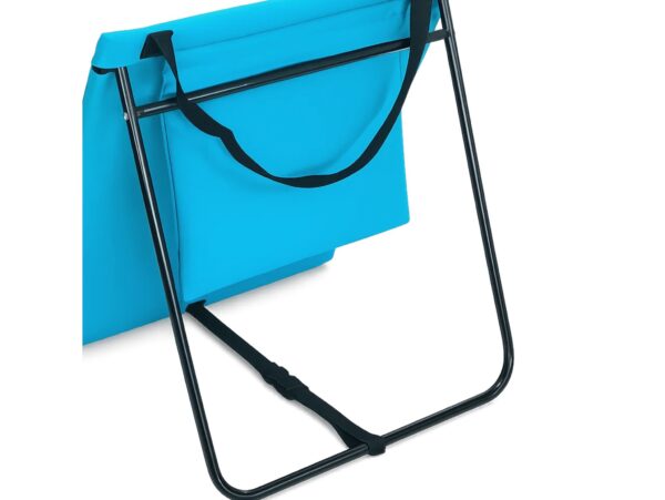 LEŻAK SKŁADANY MATA PLAŻOWA Z OPARCIEM 2w1 145x47x40cm