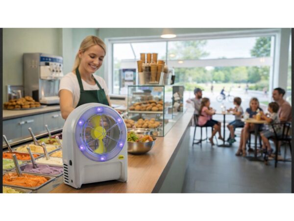 MO-EL LAMPA OWADOBÓJCZA WIATRAKOWA 6 x 1W 150 m2 DWIE PRĘDKOŚCI/368L x2 8010114368066