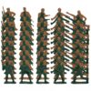 ŻOŁNIERZYKI ZESTAW FIGUREK MILITARNYCH 60 el.