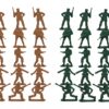 ŻOŁNIERZYKI ZESTAW FIGUREK MILITARNYCH 60 el.