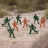 ŻOŁNIERZYKI ZESTAW FIGUREK MILITARNYCH 60 el.