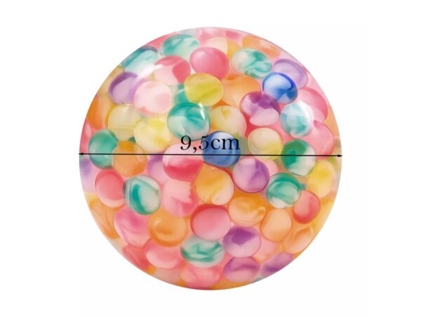 PIŁKA LED Z KULECZKAMI 9,5CM